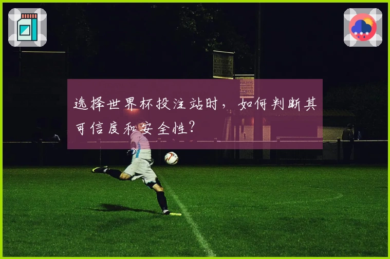 选择世界杯投注站时，如何判断其可信度和安全性？