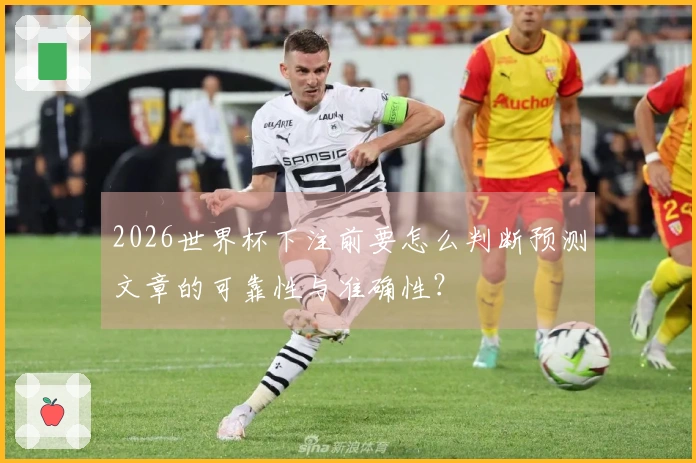2026世界杯下注前要怎么判断预测文章的可靠性与准确性？