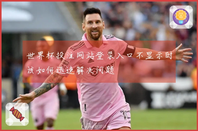 世界杯投注网站登录入口不显示时该如何迅速解决问题